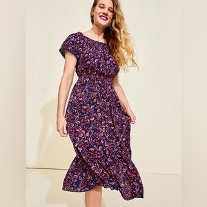 Off the shoulder floral dress